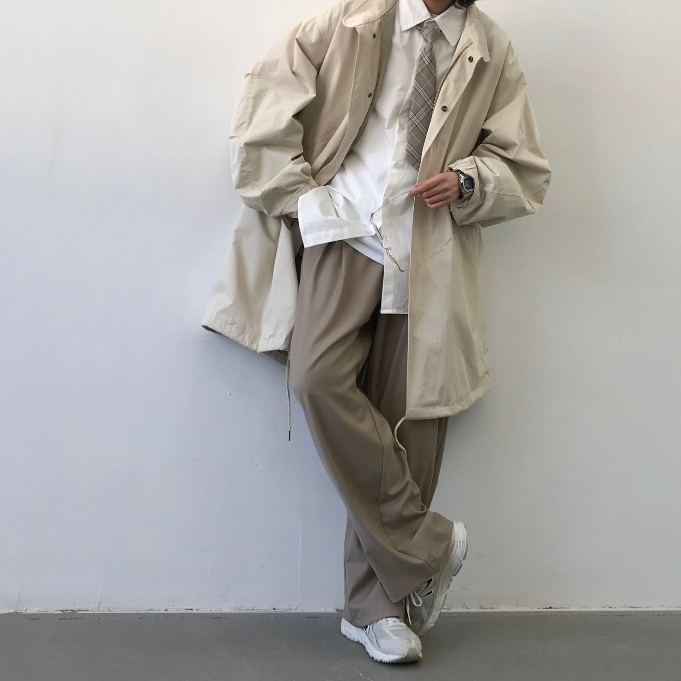 Japanese-style Retro Solid Color Long Sleeve Shirt