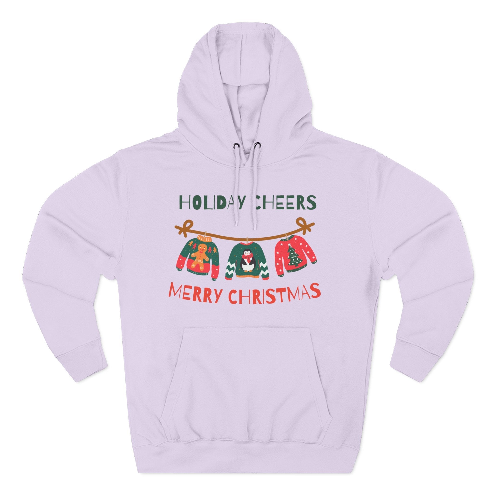 Christmas Holiday Cheers Hoodie - Merry Christmas Ugly Sweater Ornament Design