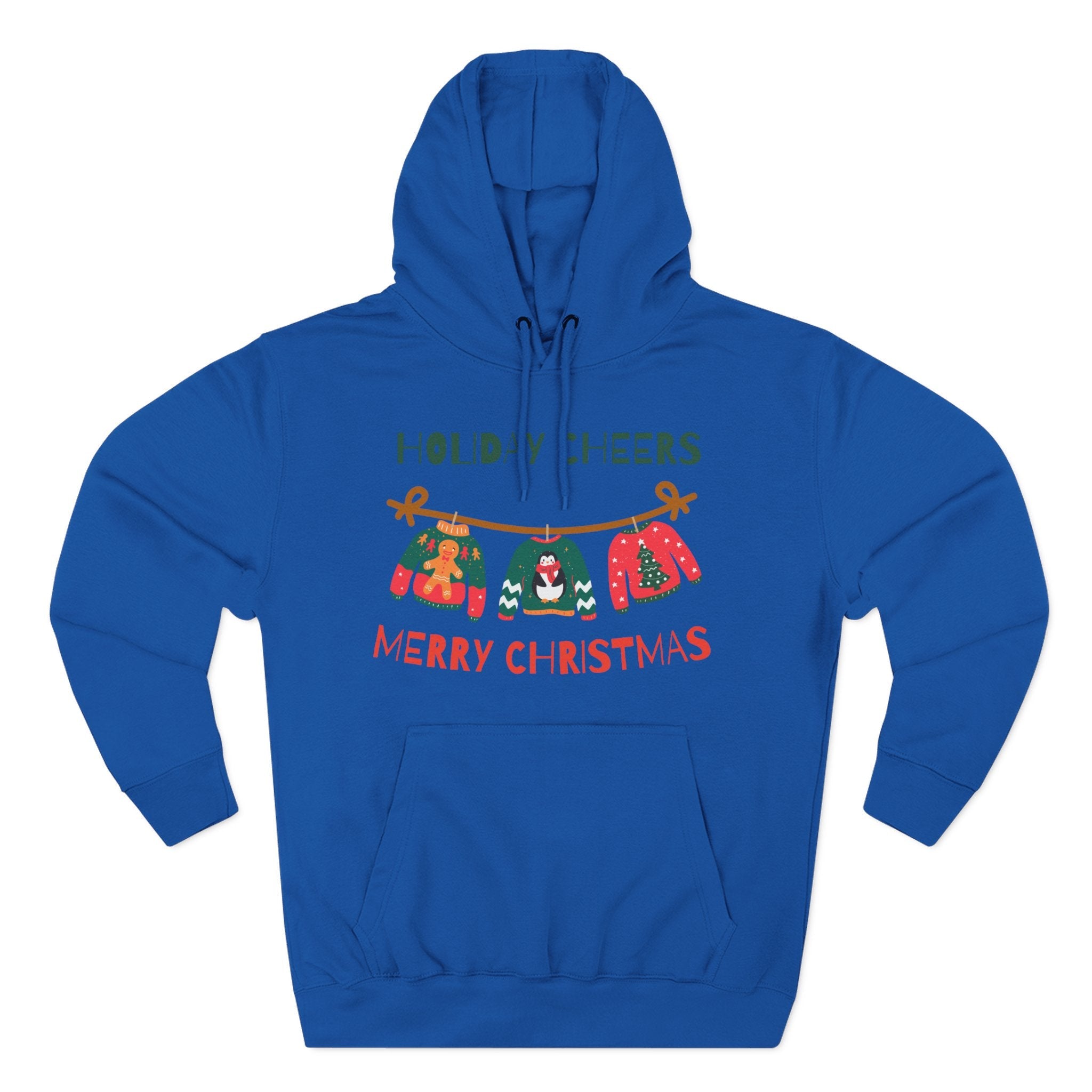 Christmas Holiday Cheers Hoodie - Merry Christmas Ugly Sweater Ornament Design